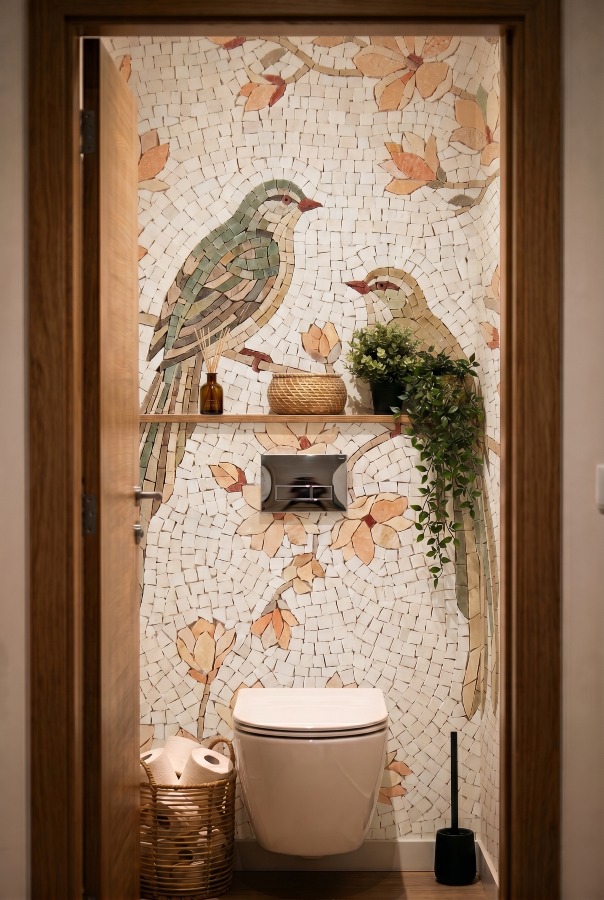 Wc achterwand
